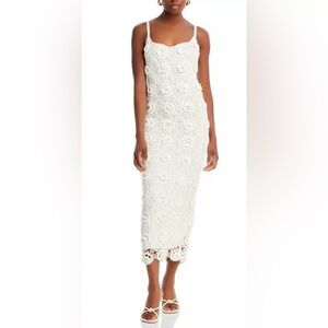 Fore Floral Crochet Dress